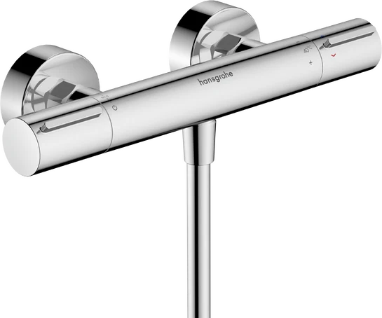 Grifo termostático de ducha Hansgrohe Ecostat Element con dos mandos — reparacioncalderas.madrid