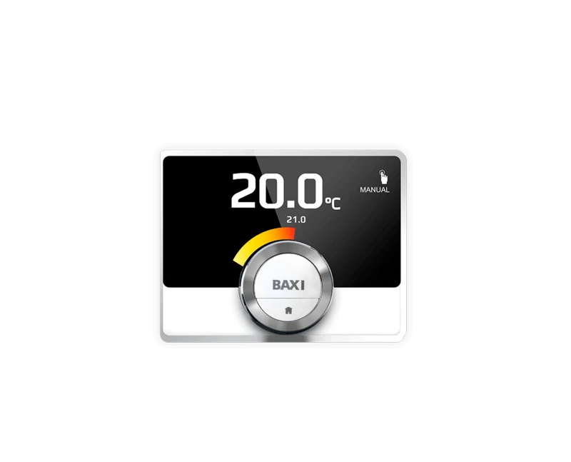 Termostato BAXI Connect TXM con pantalla digital y selector de temperatura — reparacioncalderas.madrid