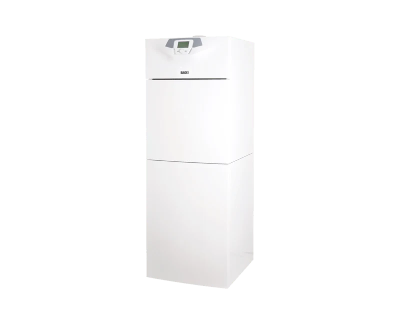 Caldera de pie BAXI Platinum GTF con panel superior — reparacioncalderas.madrid