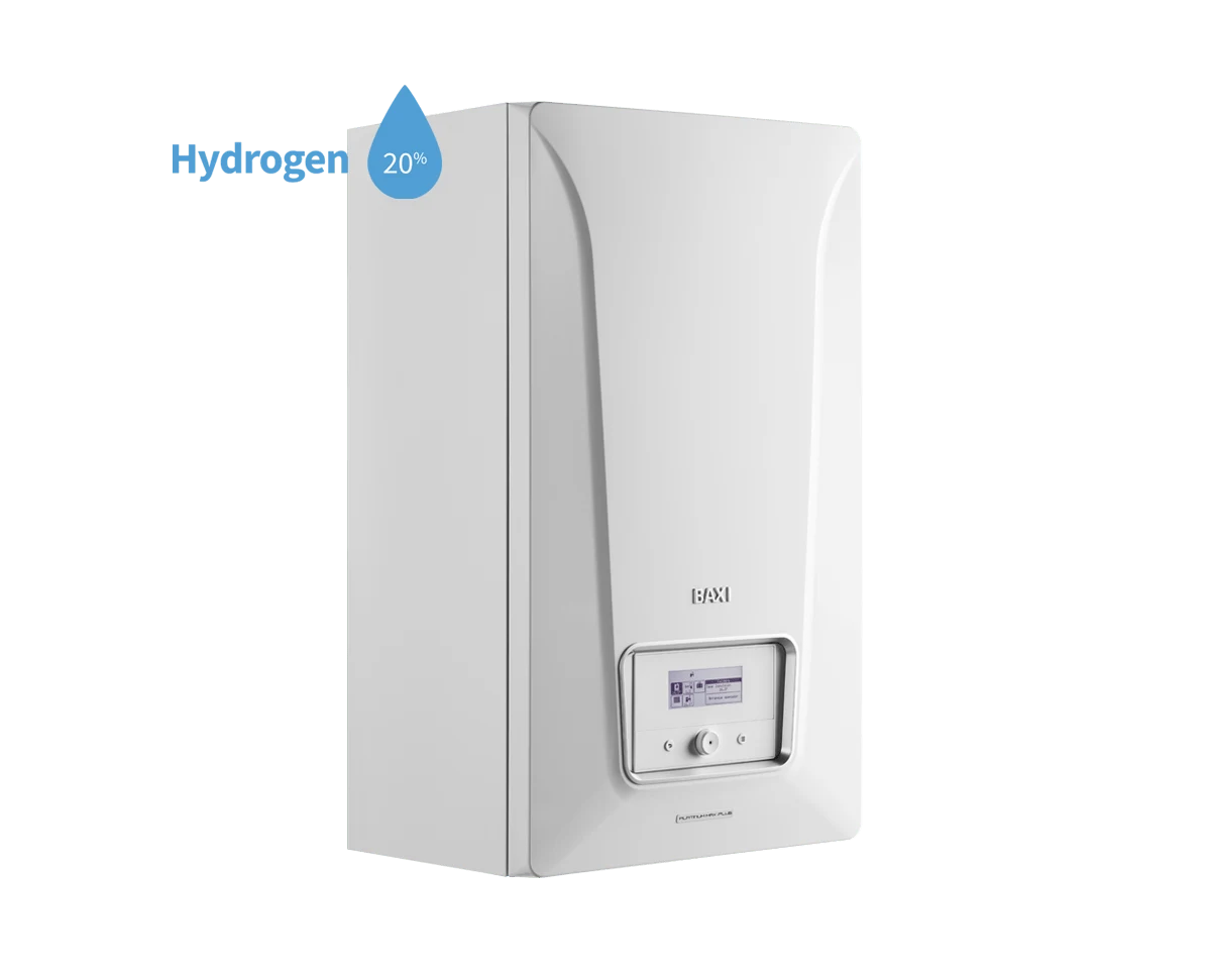 Caldera BAXI Platinum MAX iPlus con pantalla y controles frontales — reparacioncalderas.madrid