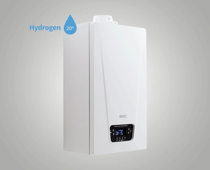 Caldera Baxi Platinum iCompact con panel de control frontal — reparacioncalderas.madrid
