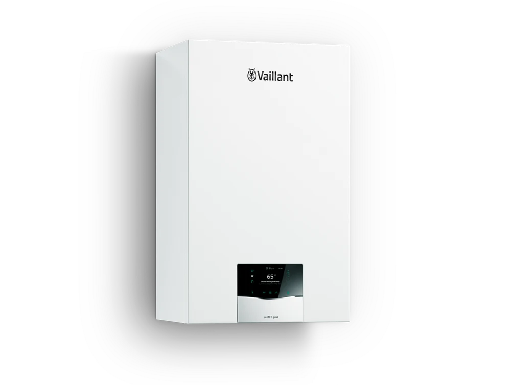 Caldera mural Vaillant ecoTEC plus con panel de control frontal — reparacioncalderas.madrid