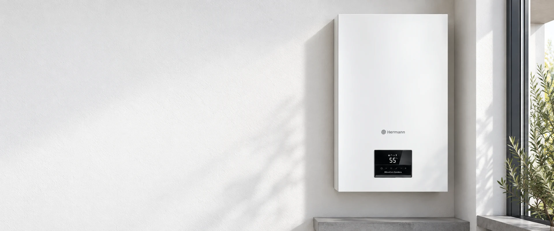 Composición visual de una caldera Hermann, basada en una referencia real