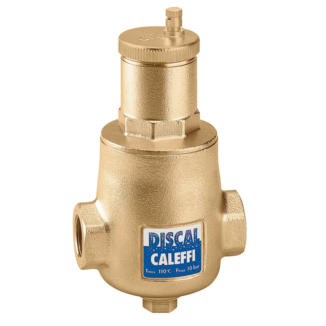 Separador de aire Caleffi DISCAL para un circuito de calefacción — reparacioncalderas.madrid
