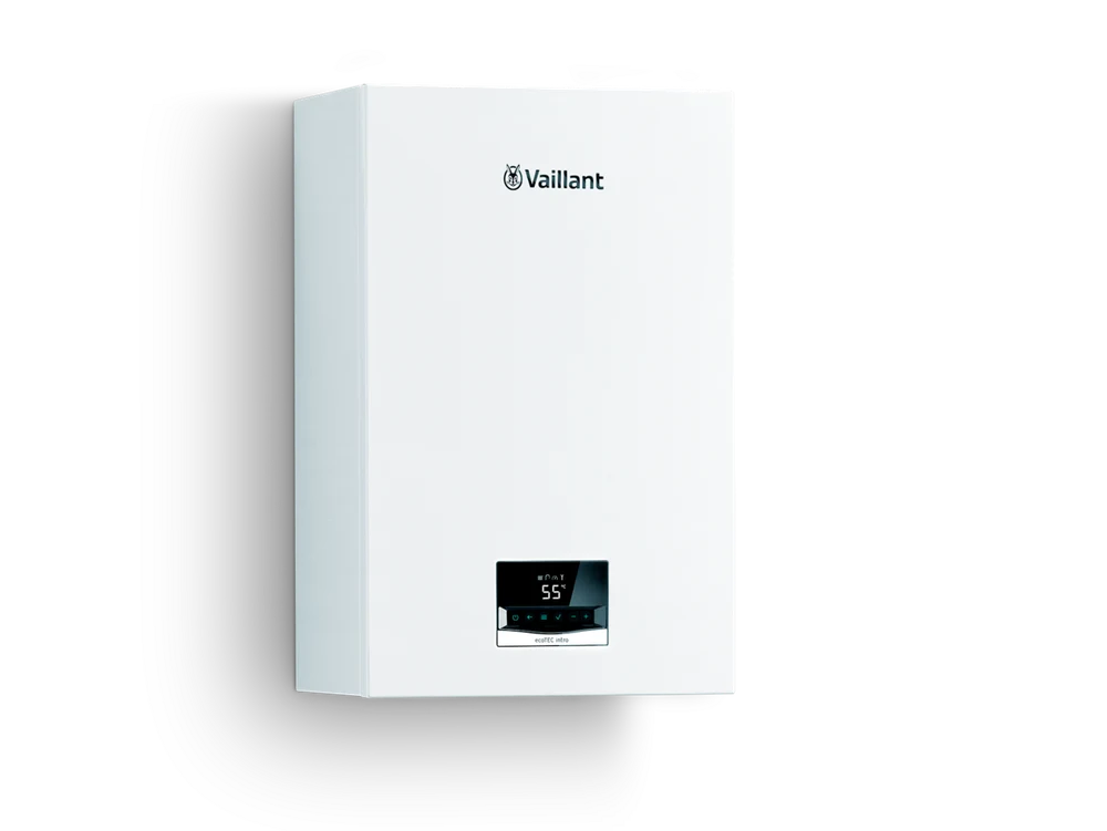 Caldera mural Vaillant ecoTEC intro, vista frontal del equipo — reparacioncalderas.madrid