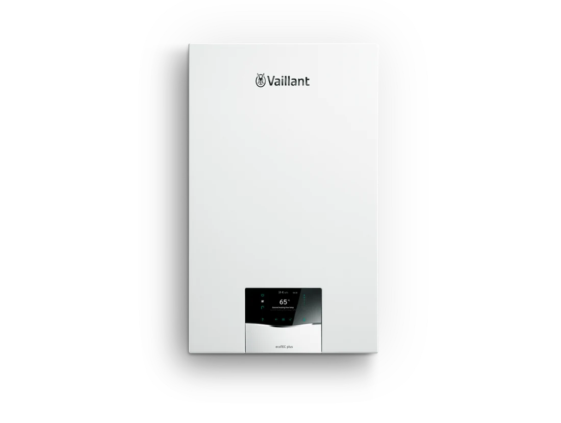 Caldera Vaillant ecoTEC plus con panel frontal de control — reparacioncalderas.madrid